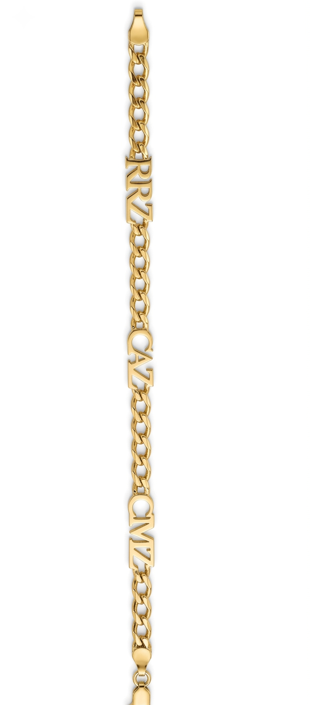 Initial bracelet