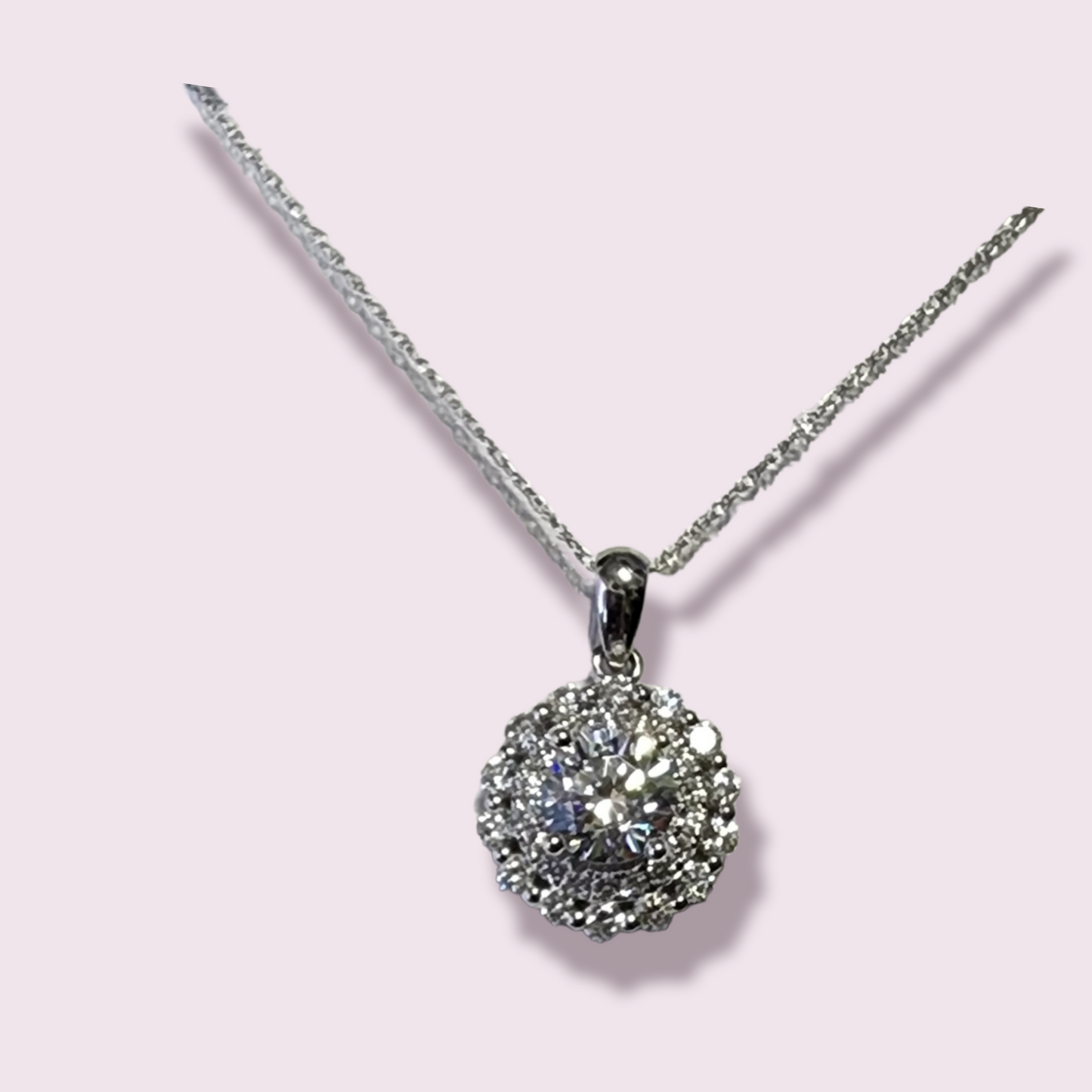 Double row Diamond Halo