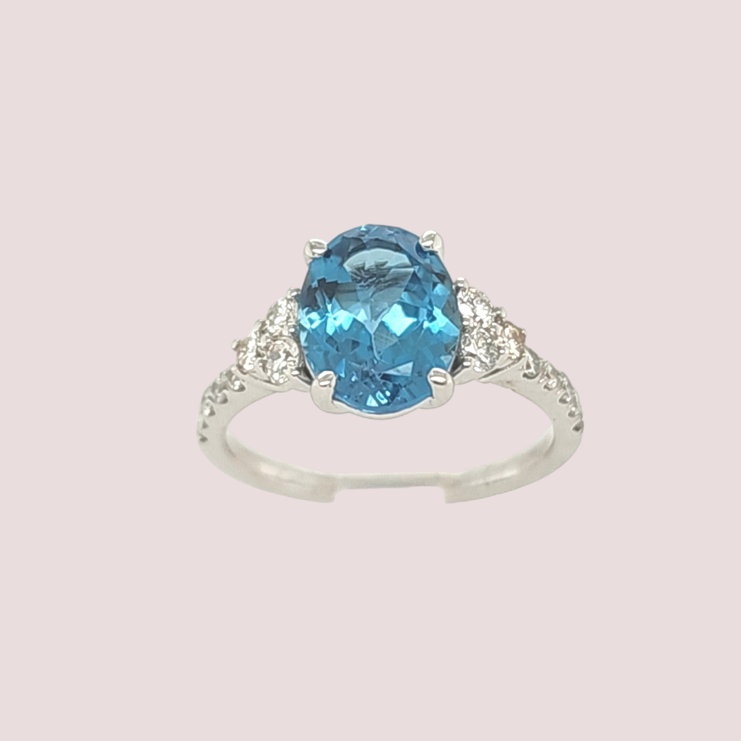 Blue Topaz ring