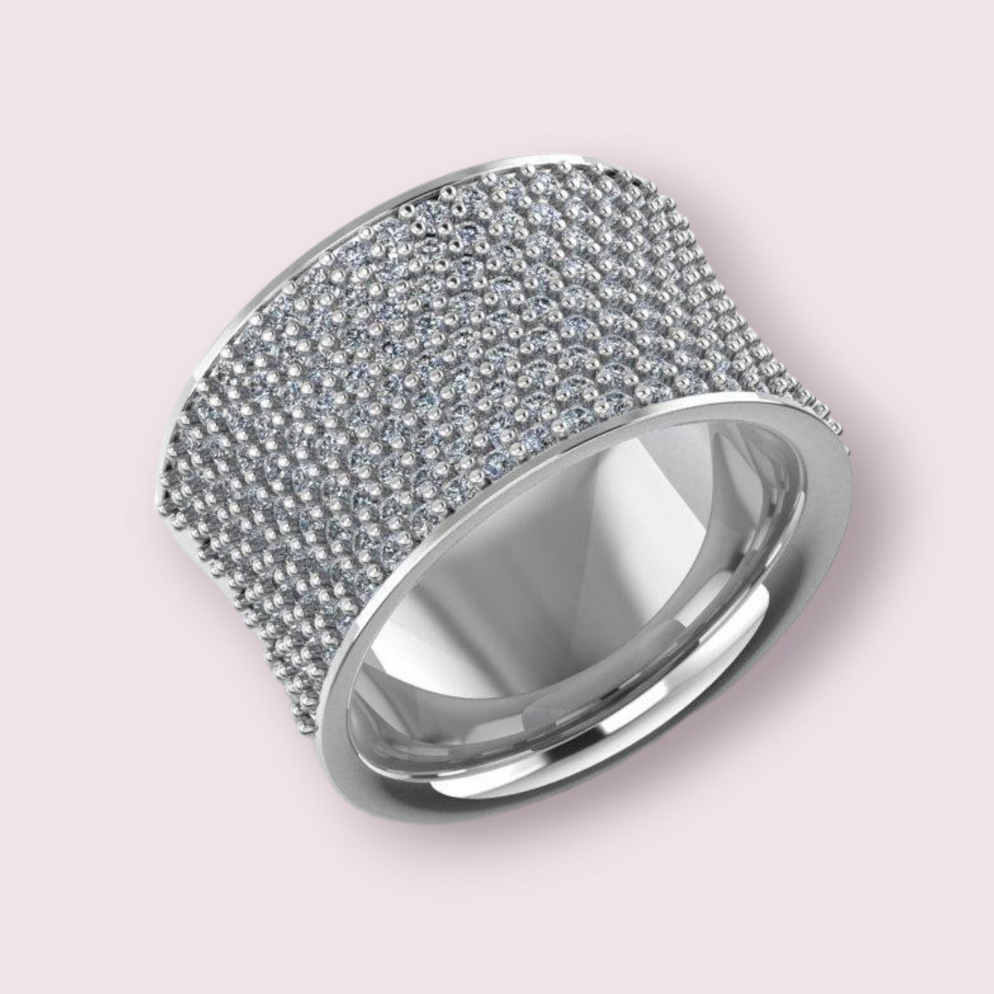 Lab grown diamond ring