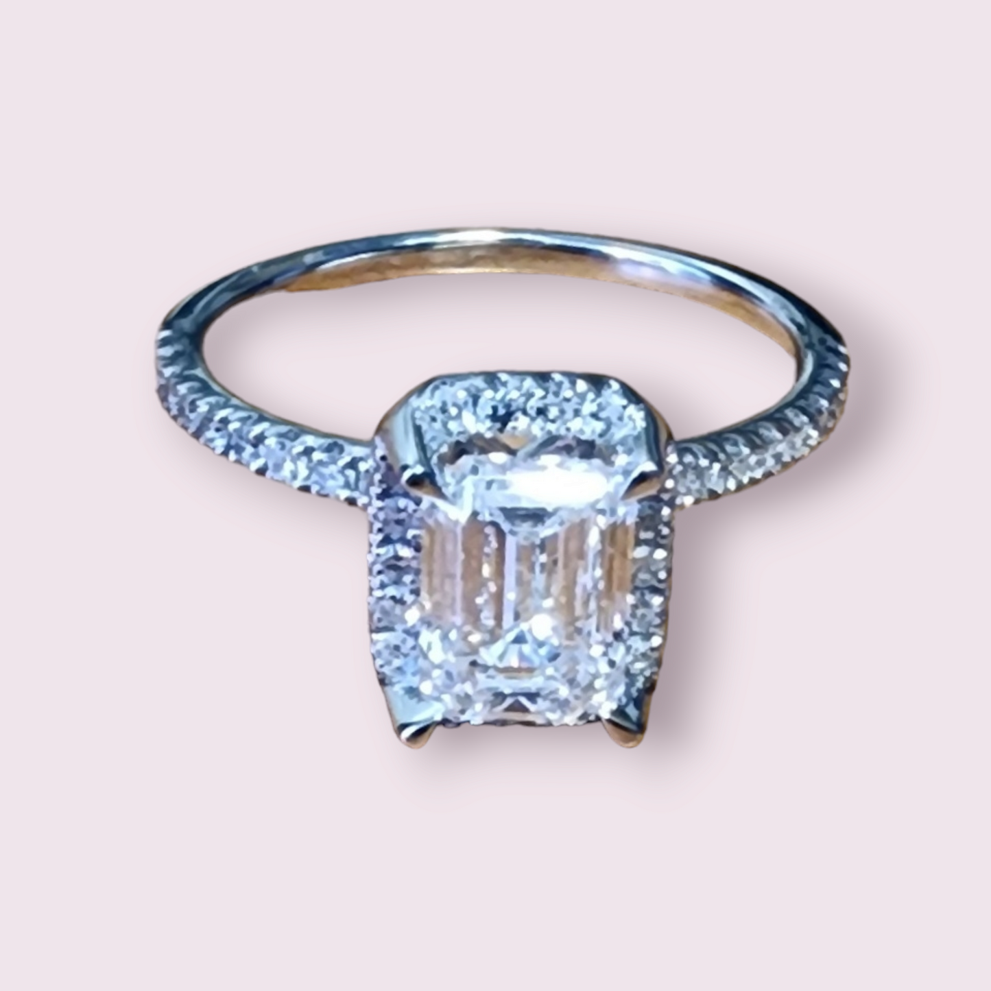 Ring converted to a necklace