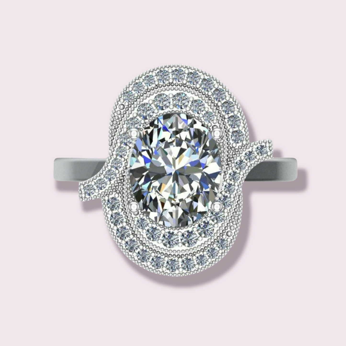 Swirling Fashion ring