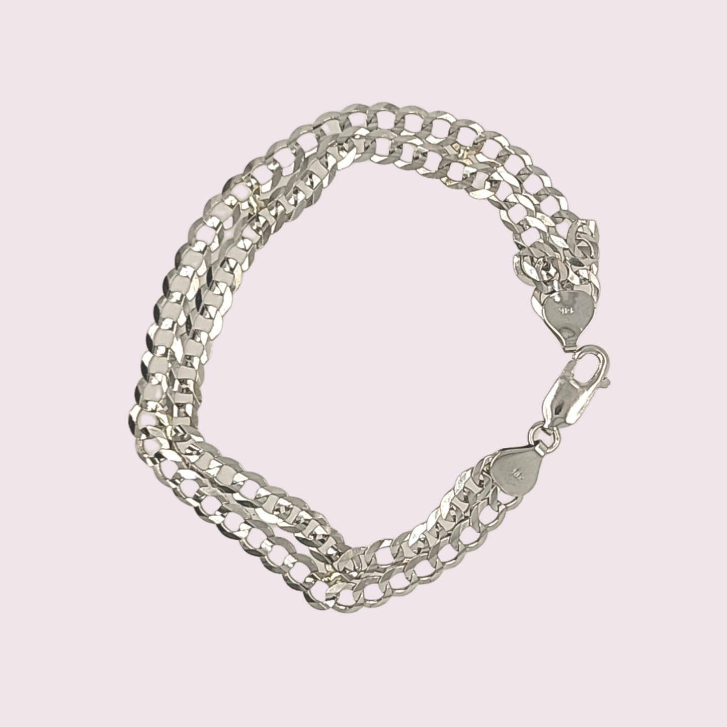 Double curb bracelet