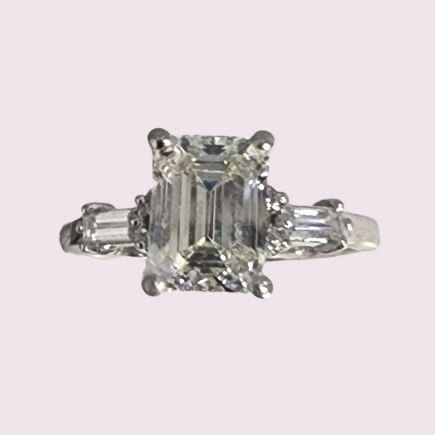 Flawless Emerald cut diamond