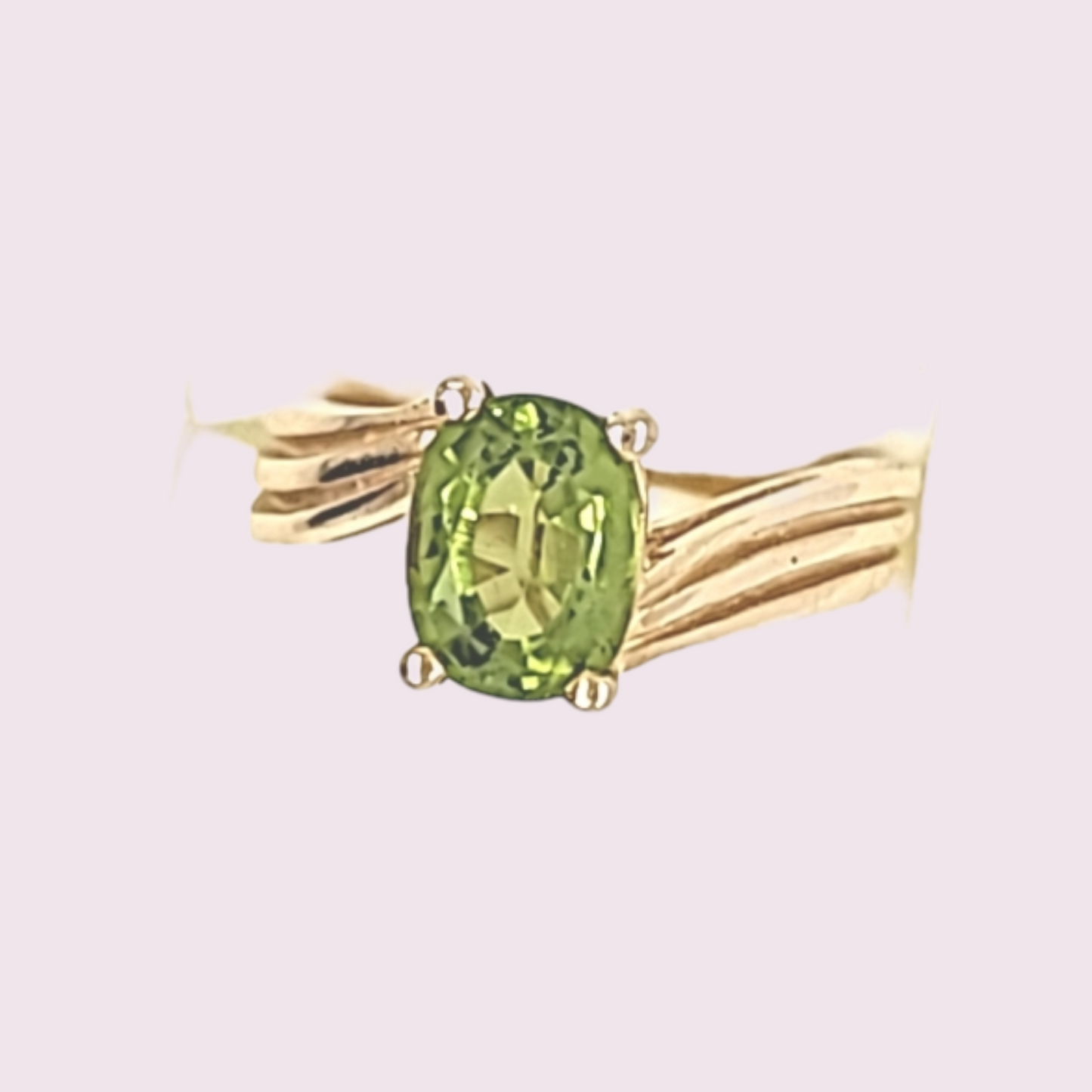 Peridot ring