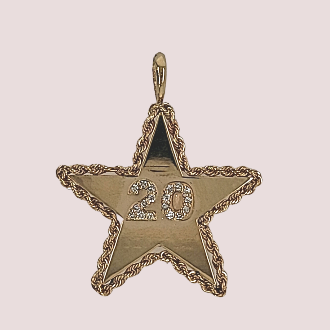 Star with number