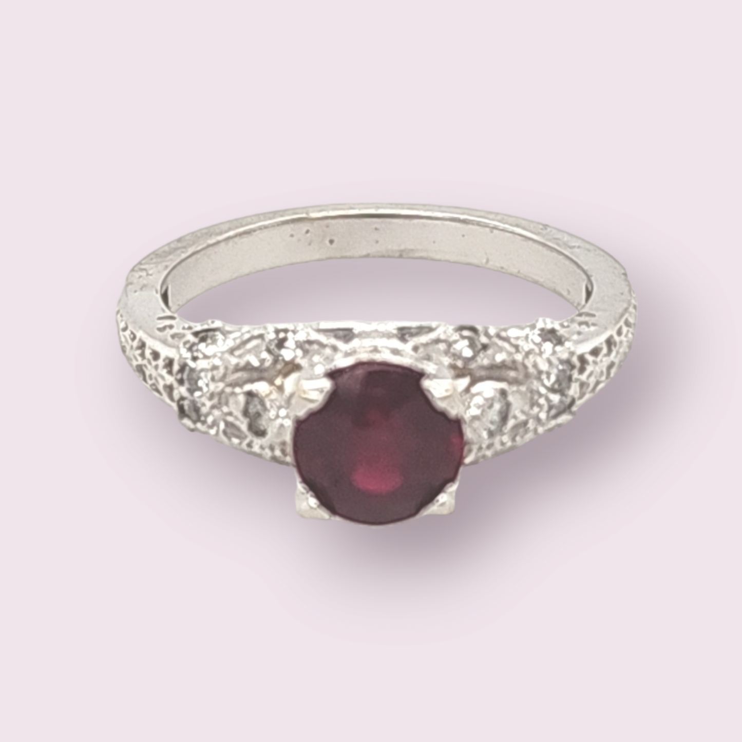 Ruby engagement ring