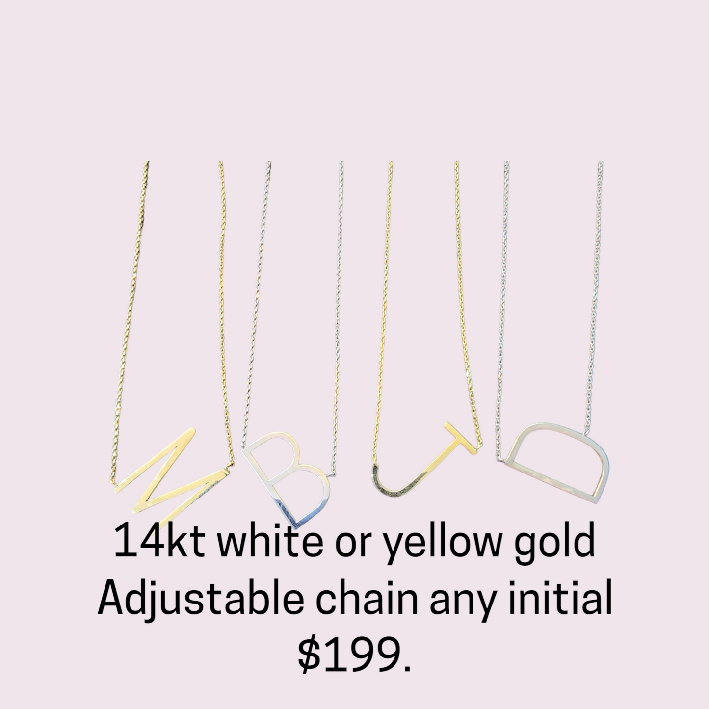 Initial attached to chain