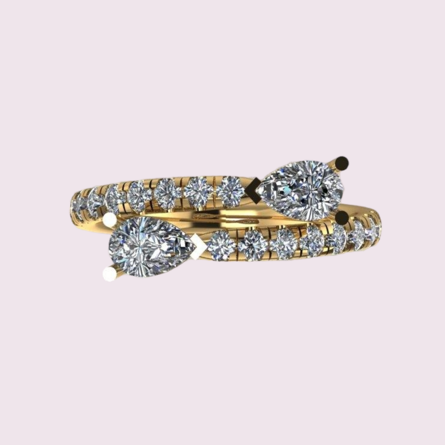 Pearshape Diamond ring