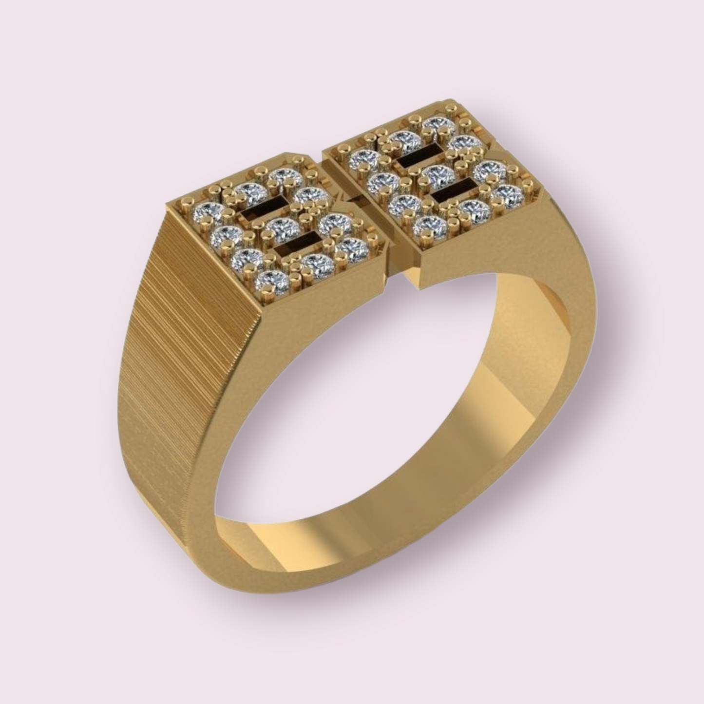 Gents Initial ring