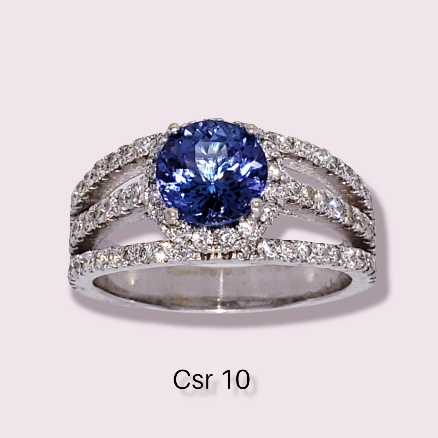 Tanzanite/Diamond ring