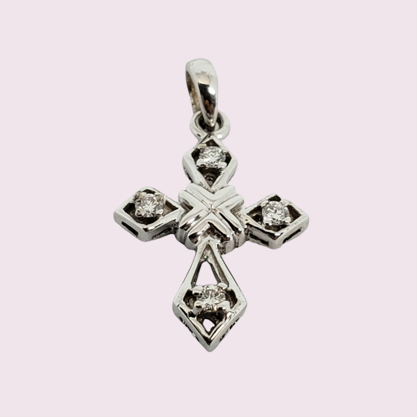 Small Diamond Cross